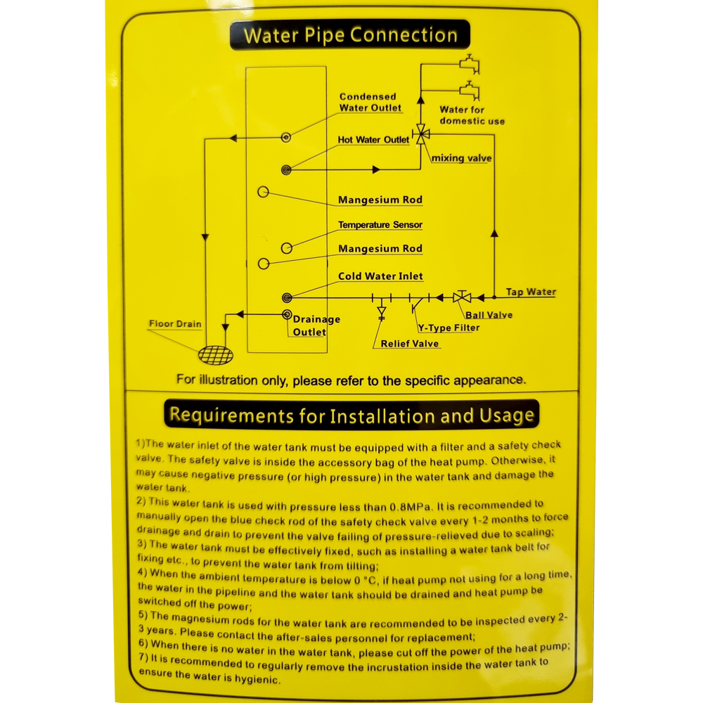 Eurotherm HP300–B1 Brauchwasserwärmepumpe Warmwasser-Wärmepumpe