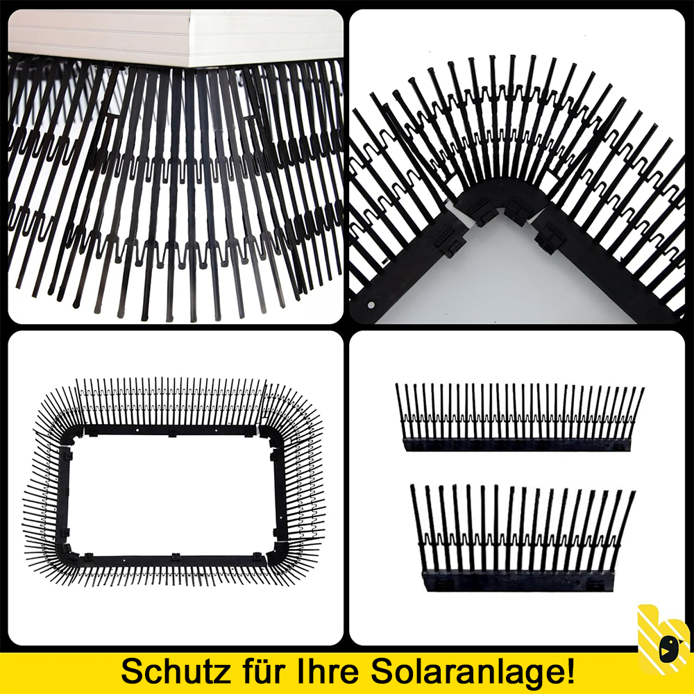 Birdstop Eckstück H: 15cm Vogelschutz für Solaranlagen – Marderschutz für PV-Module & Dach