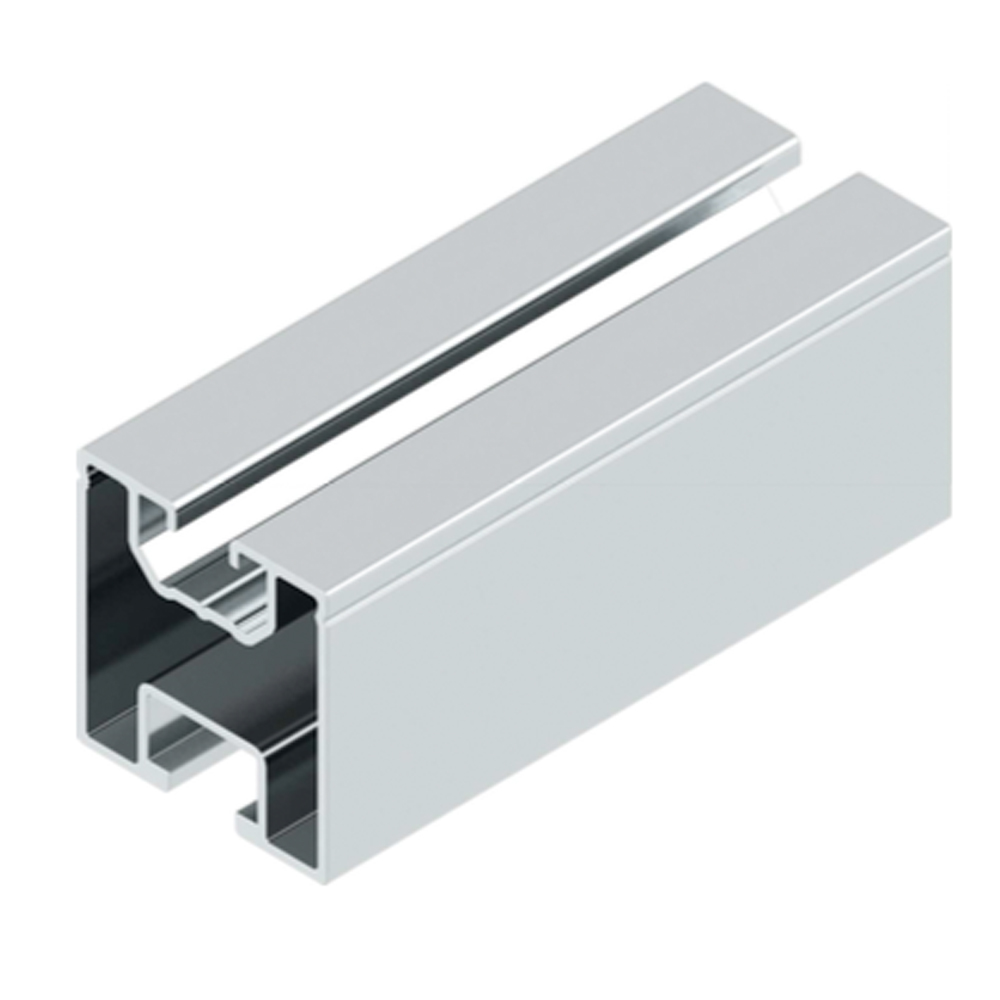ALU-01 ALU-Trägerprofil - 40-200cm - Montageprofil Montageschiene Aluminiumprofil Stange