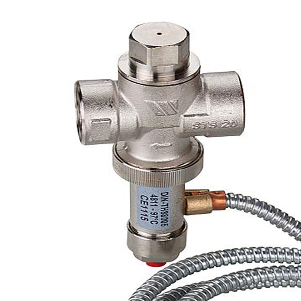 9002901-03 3/4" Thermische Ablaufsicherung STS20 Kapillarrohr 130 cm Sicherheitsventil Kessel