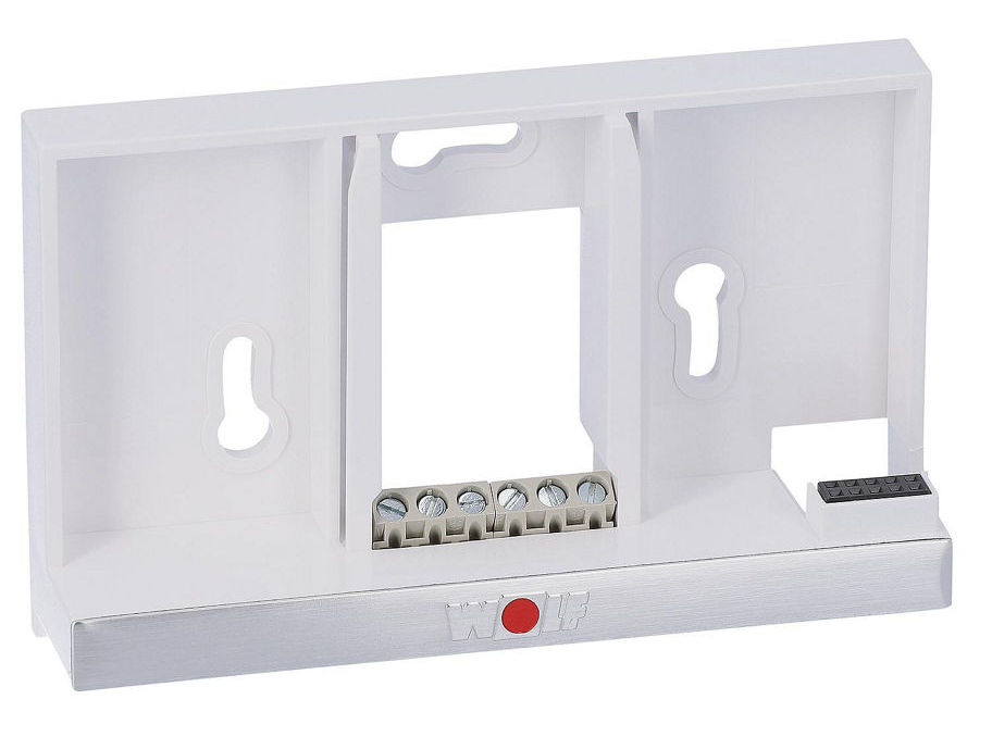 Wolf Wandsockel für BM-2 Bedienmodul, weiß