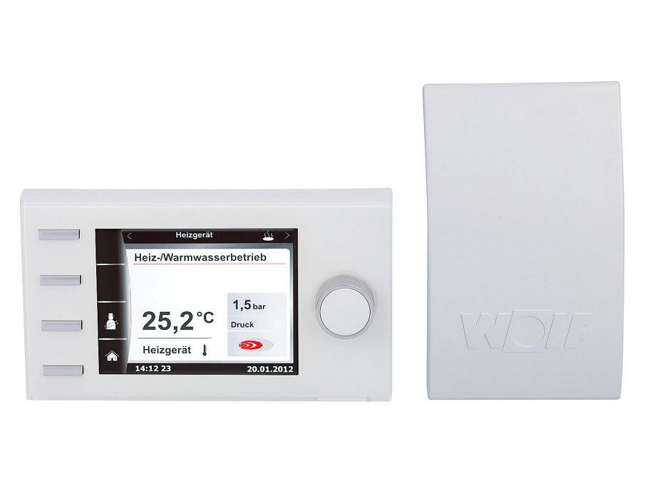 Wolf Bedienmodul BM-2 inkl. Außentemperaturfühler, weiß