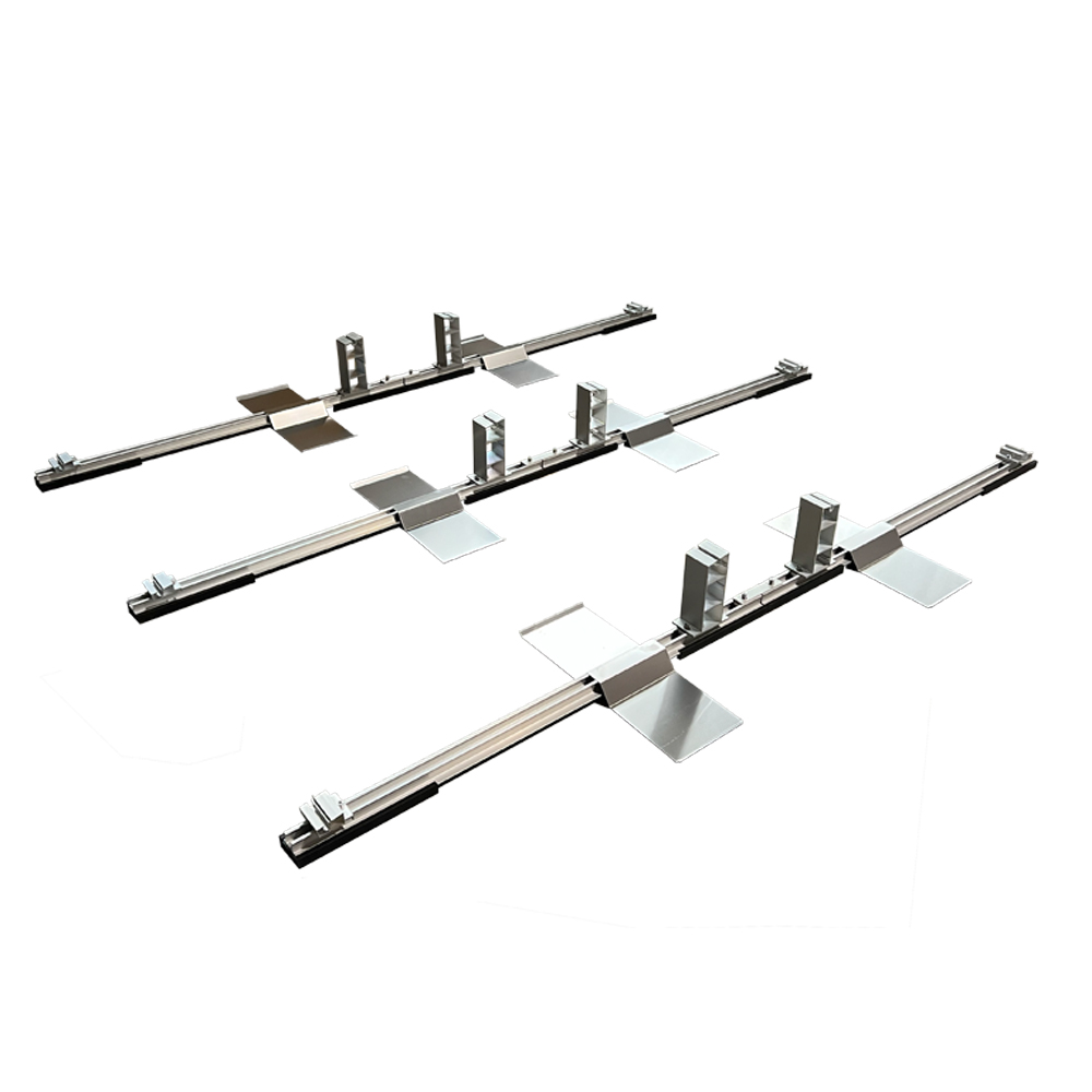 Solar Halterung Flachdach Ballast Montageset Dach Befestigung für 4 Solarmodule Solar Halterung Flachdach Ballast Montageset Dach Befestigung für 4 Solarmodule