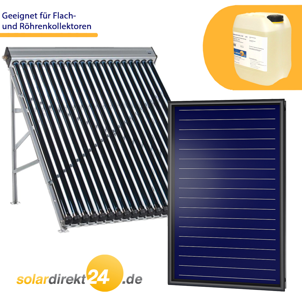 Hochtemperaturbeständige Solarflüssigkeit Coracon Sol 5HF bis +260°C