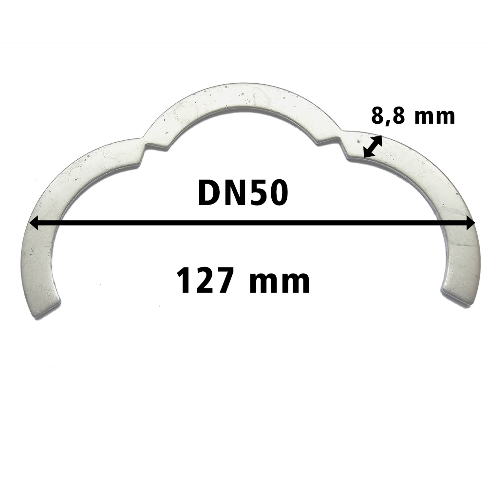 10er-Set Edelstahl-Einlegeringe für Solar-Edelstahl-Wellrohre – DN16 bis DN50 – langlebig, passgenau und korrosionsbeständig für sichere Solarthermie-Verbindungen
