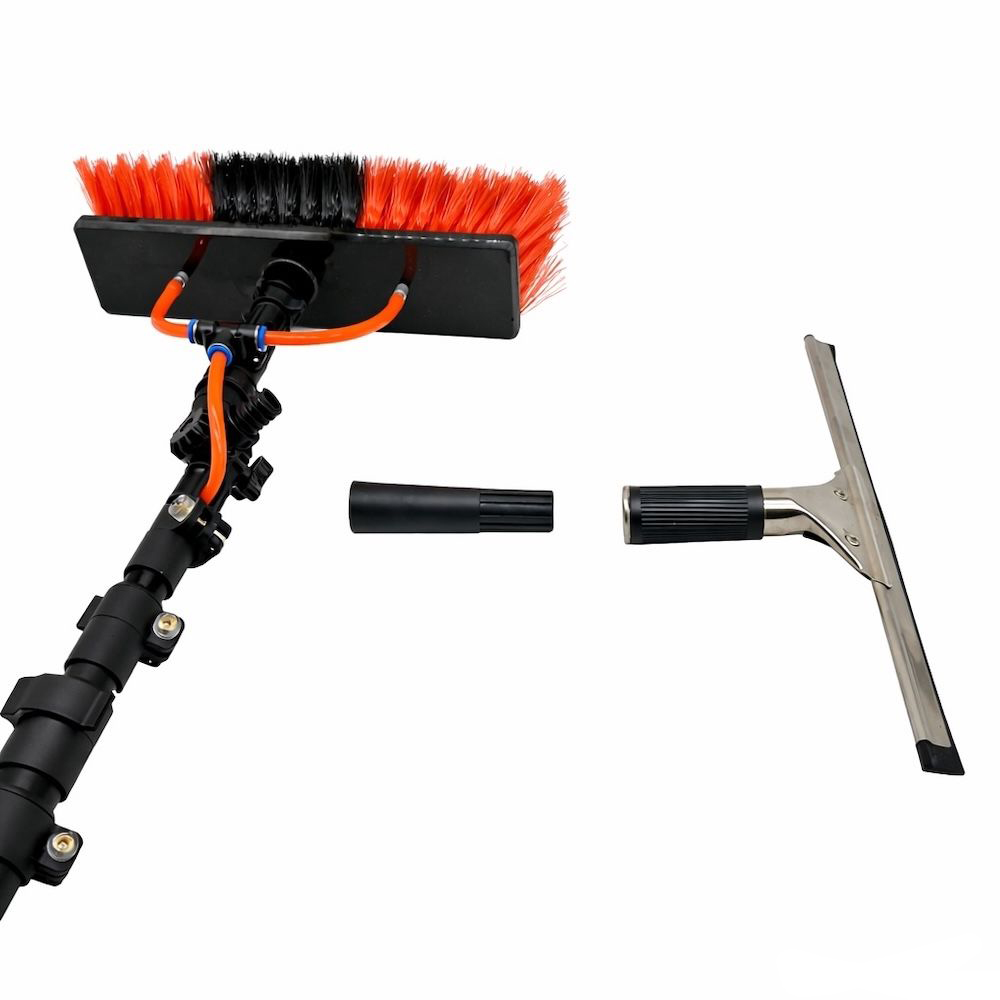 Sets Teleskop-Reinigung – Bürste & Abzieher für hohe und schwer erreichbare Flächen