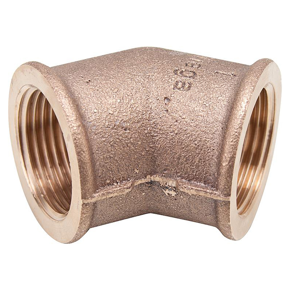 9373053-01 Rotguss Winkel 45° 3/4" IG / IG Gewindefitting Typ 3120