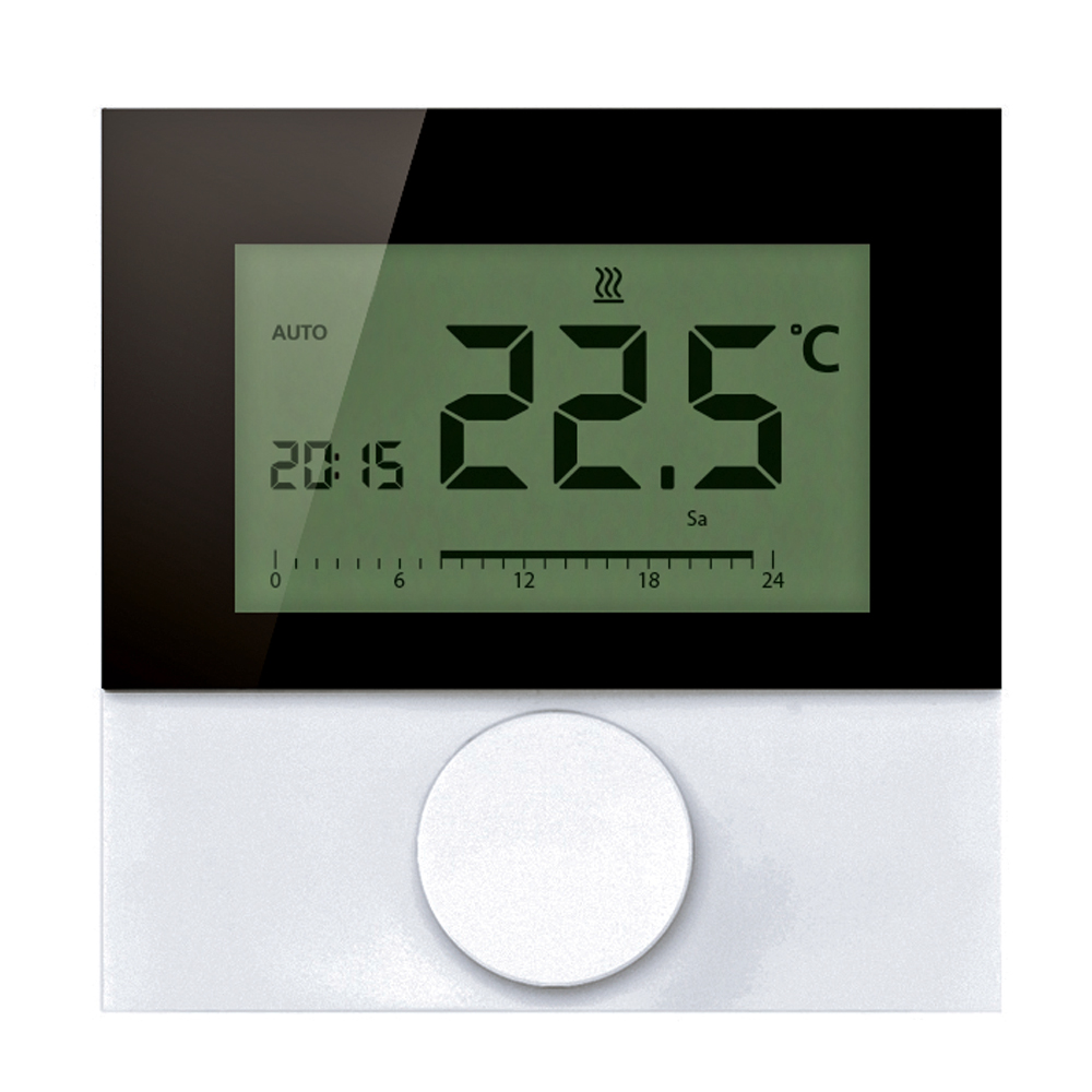 Alpha direct KOMFORT Designscheibe 230V Raumtemperaturregler Raumthermostat