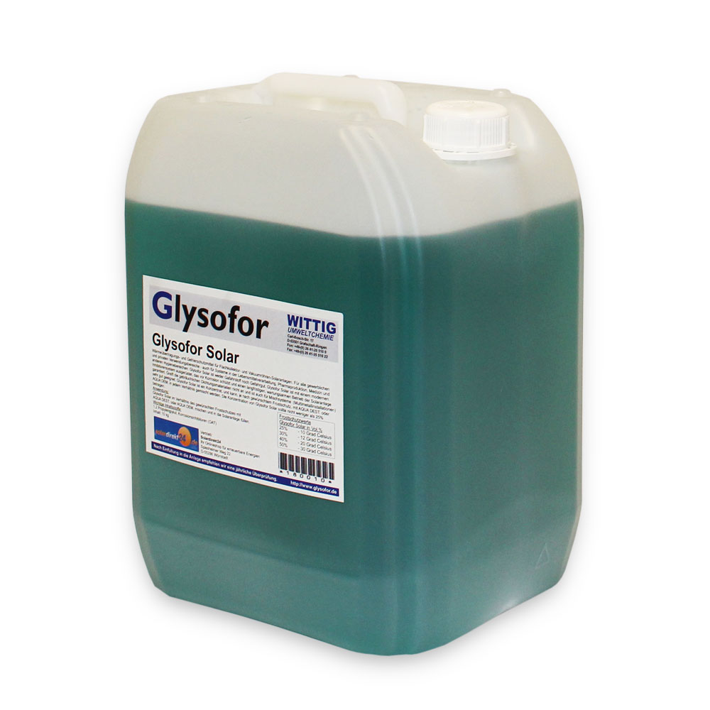 Glysofor-Solar-Konzentrat-10l Glysofor Solar Solarflüssigkeit Konzentrat -32°C Frostschutz Solarfluid Solarfluid