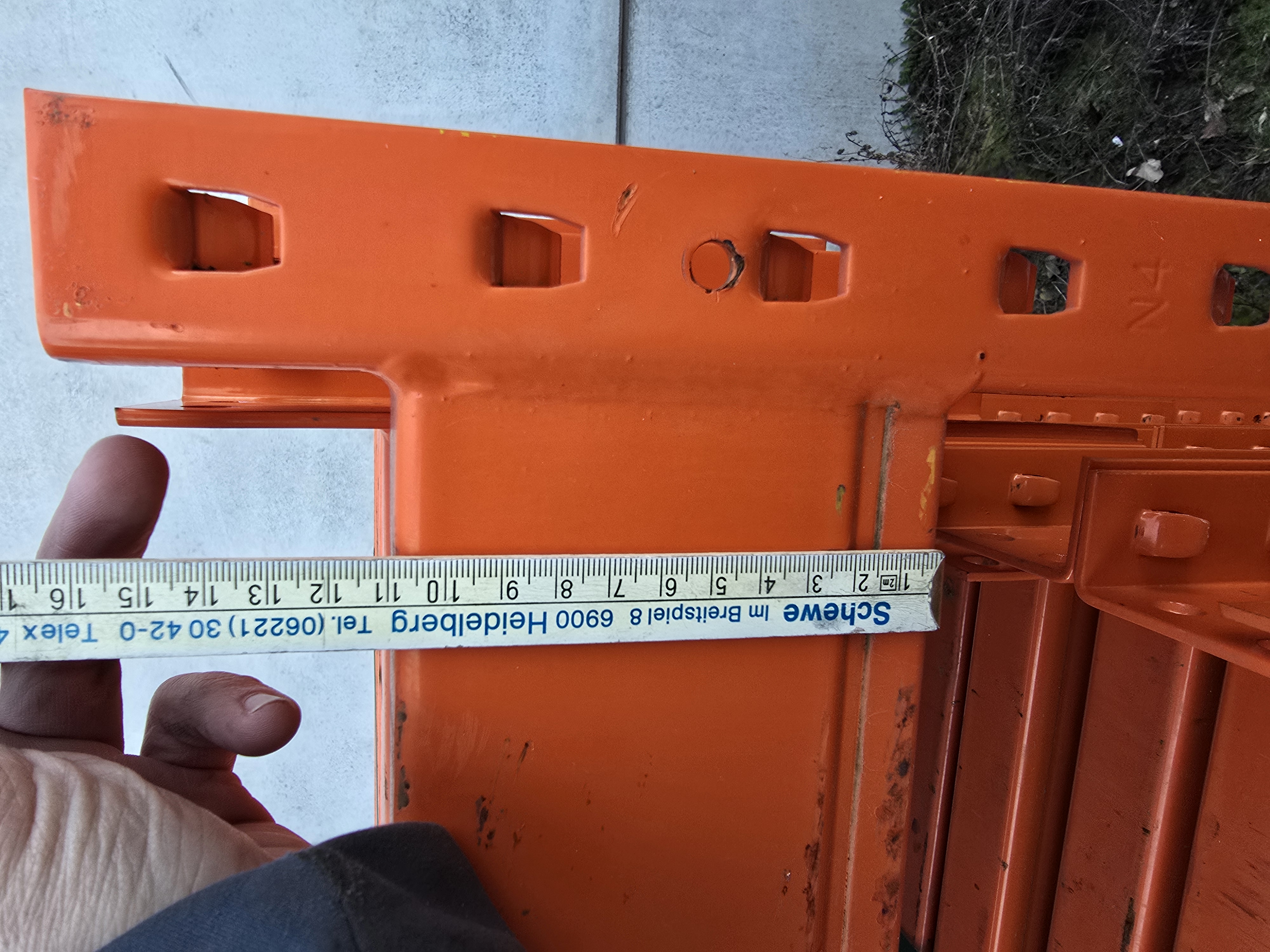 SSI SCHÄFER PR 600 Palettenregal – Grundfeld H 8600 mm, 3 Traversen, Feldlast 9.900 kg Kopie