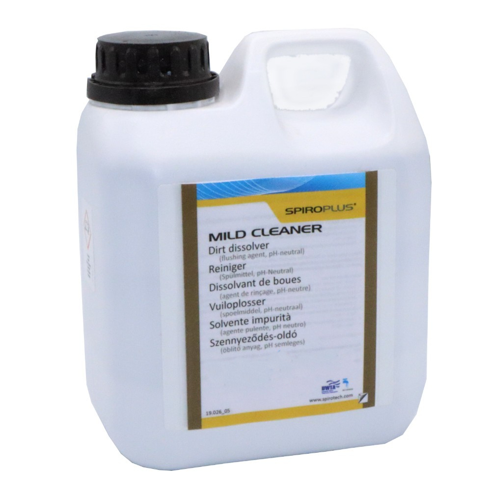 1 Liter SpiroPlus Mild Cleaner Heizungsreiniger – Schonender Systemreiniger gegen Kalk, Schlamm & Ablagerungen für Heizungs- & Solaranlagen