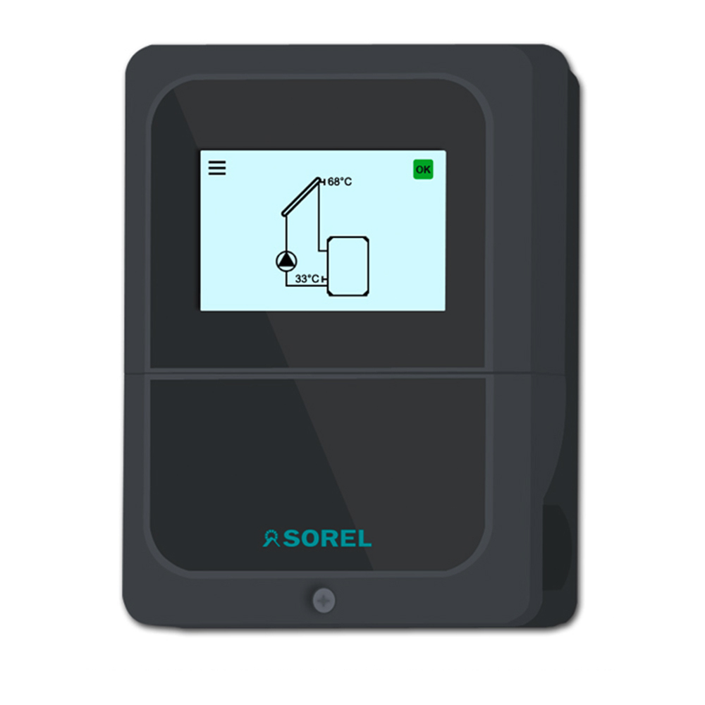 SOREL Solarsteuerung Solarregler Temperaturdifferenzsteuerung TDC SMART BASIC (inkl. 2 x PT1000 Fühler)