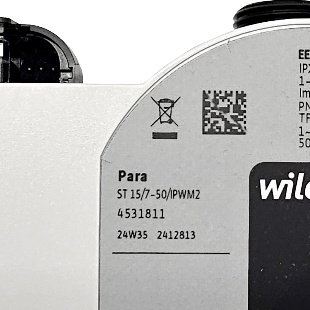 WILO Hocheffizienzpumpe Yonos Para ST15/7 IPWM2 Solarpumpe Umwälzpumpe WILO Hocheffizienzpumpe Yonos Para ST15/7 IPWM2 Solarpumpe Umwälzpumpe