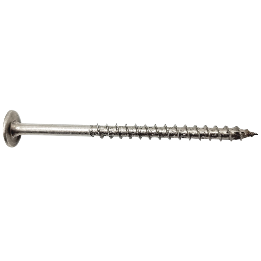 9250280-02 Tellerkopf Schraube 8 mm x 80/100/120/160/260 mm Teilgewinde TX40 A2 Edelstahl rostfrei