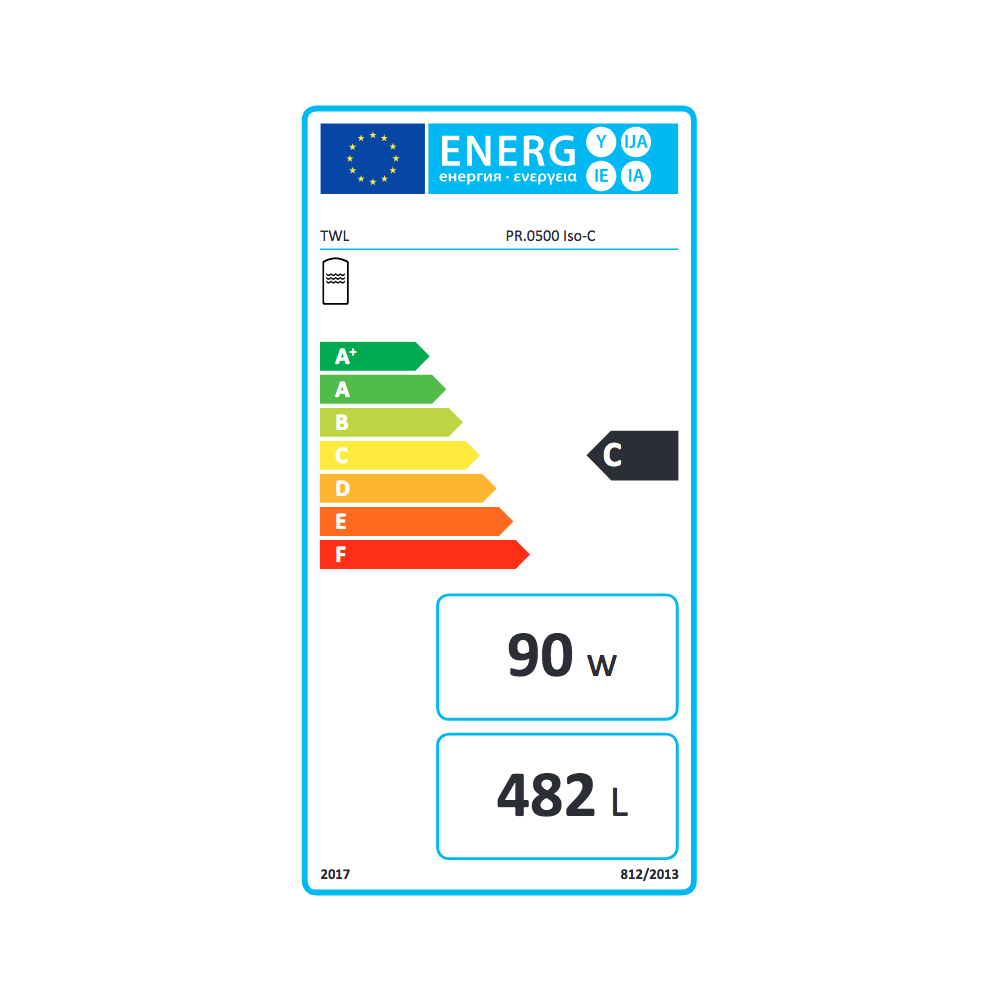 TWL Pufferspeicher PR 500 Liter - ÖkoLine-C Isolierung