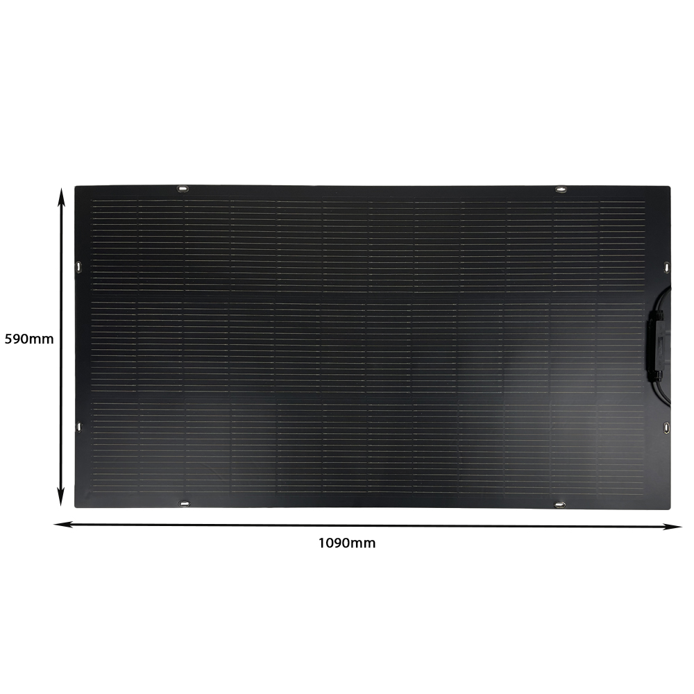 Flexibles 120W Solarpanel – Mobiles Solarmodul für Camping, Wohnmobile & Balkon