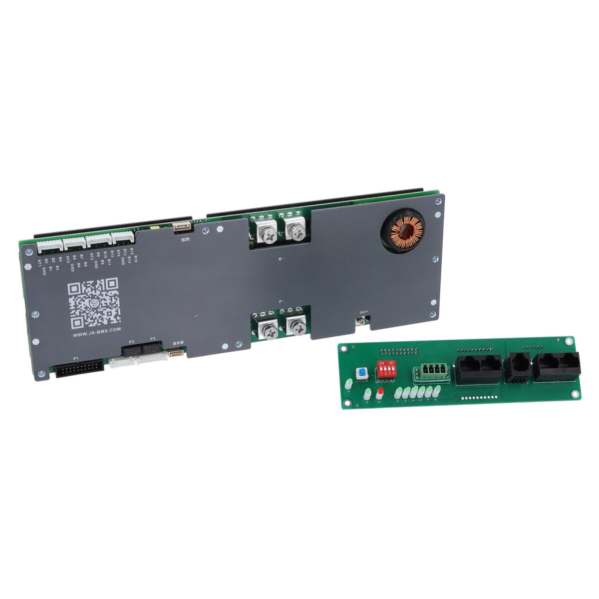 JIKONG JK-BMS SMART BMS LiFePO4 8–16S 200 A – Active 2 A Balancer, CAN/RS485, Bluetooth
