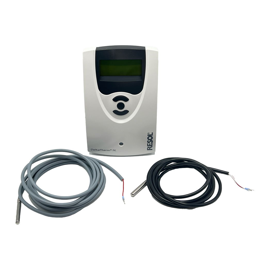 11500290_04 Feststoffkesselregler Resol DeltaTherm FK (inkl. 3 x PT1000 Fühler - 1 x FKP6 - 2 x FRP6)