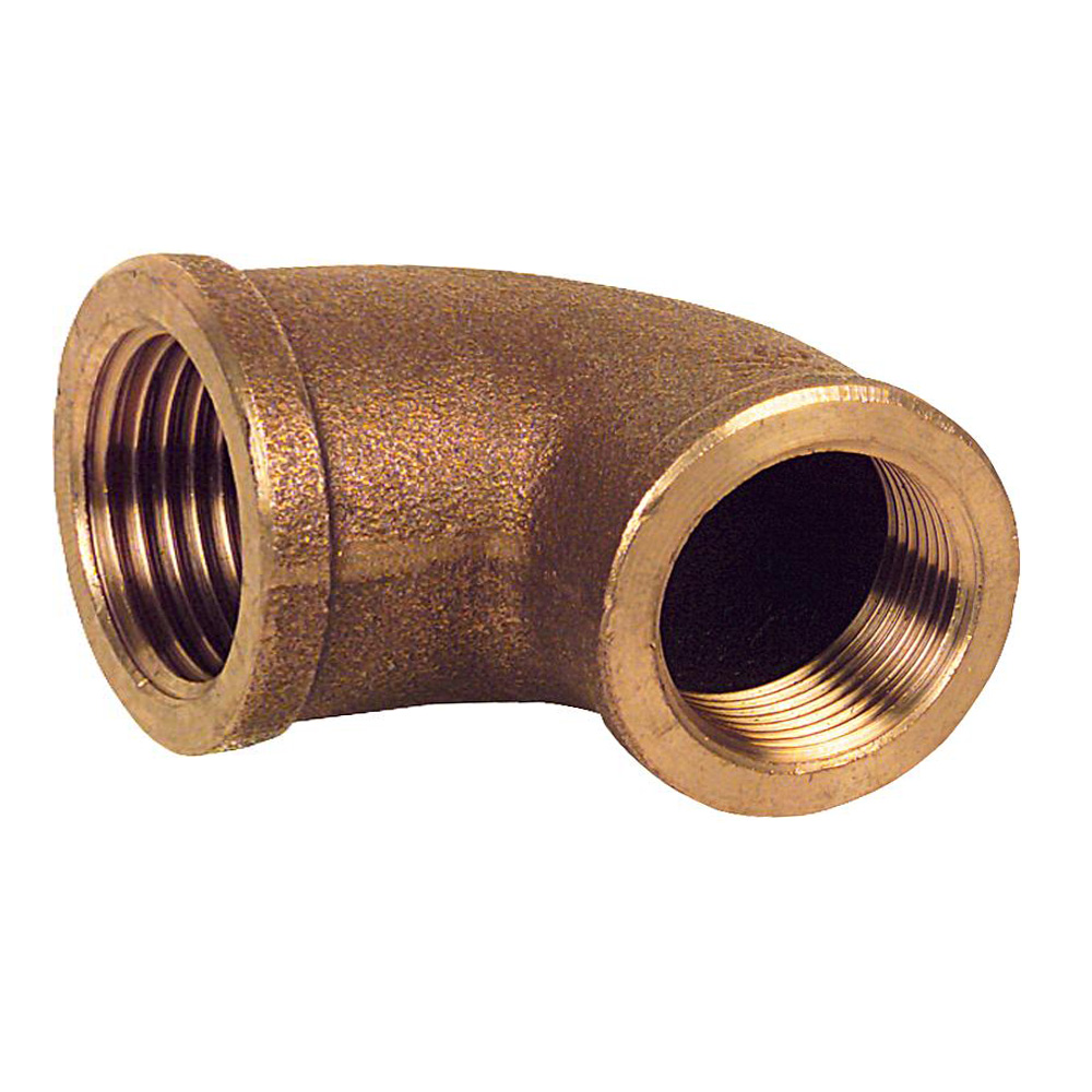 9020963-01 Rotguss Winkel 90° reduziert 1/2" x 3/8" IG / IG Typ 3090 Gewindefitting