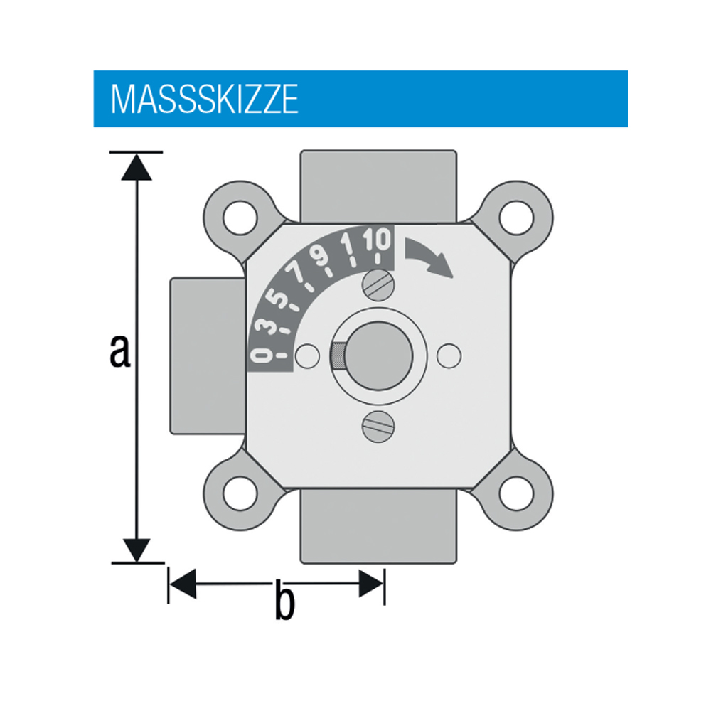 3-Wegemischer Typ 3l Easyflow IG DN15 bis DN50 3-Wege-Mischer