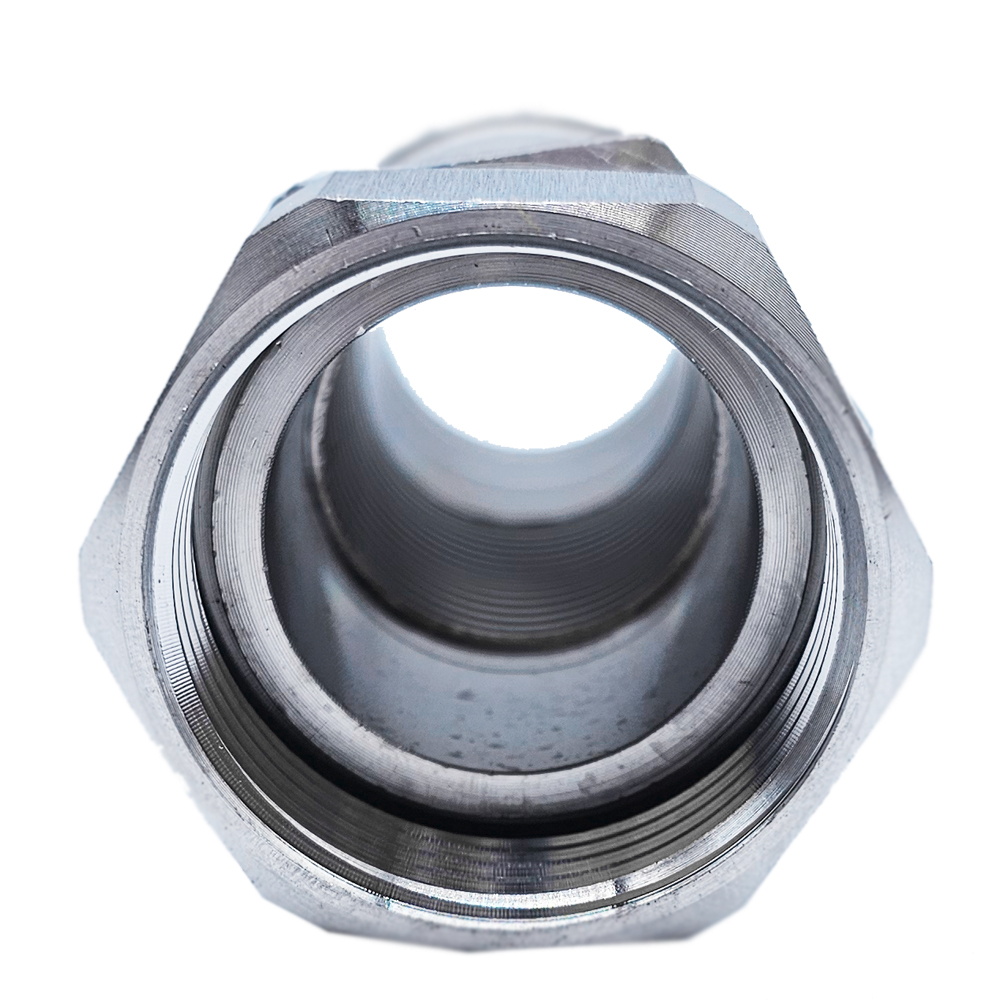 Edelstahlwellrohr 1 1/4" IG/AG – ausziehbar 200–410 mm – Edelstahl AISI 316L – formstabil, flexibel, inkl. Dichtungen – für Heizung, Solar, Industrie