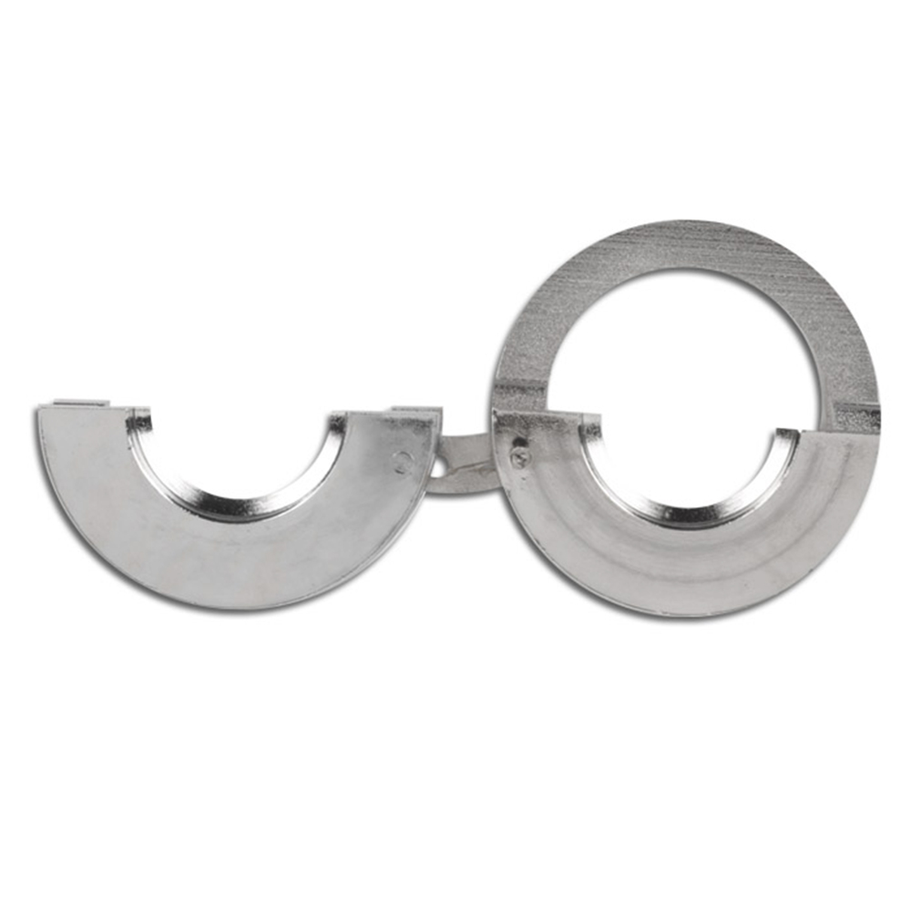 Klemmbacken DN16 / DN20 / DN25 für Flansch-Schlagwerkzeug – Stahlbacken zur Bördelherstellung von Solar- & Edelstahlwellrohren – Zubehör für Profi-Schlagwerkzeug