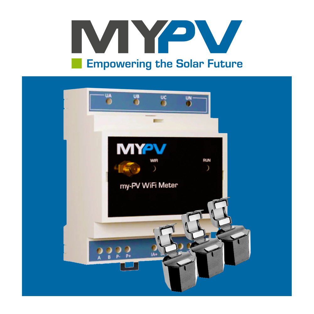 MyPV WiFi Power Meter inkl. 3x Klappstromwandler 75A 3-Phasen Messwandler WLAN MyPV WiFi Power Meter inkl. 3x Klappstromwandler 75A 3-Phasen Messwandler WLAN