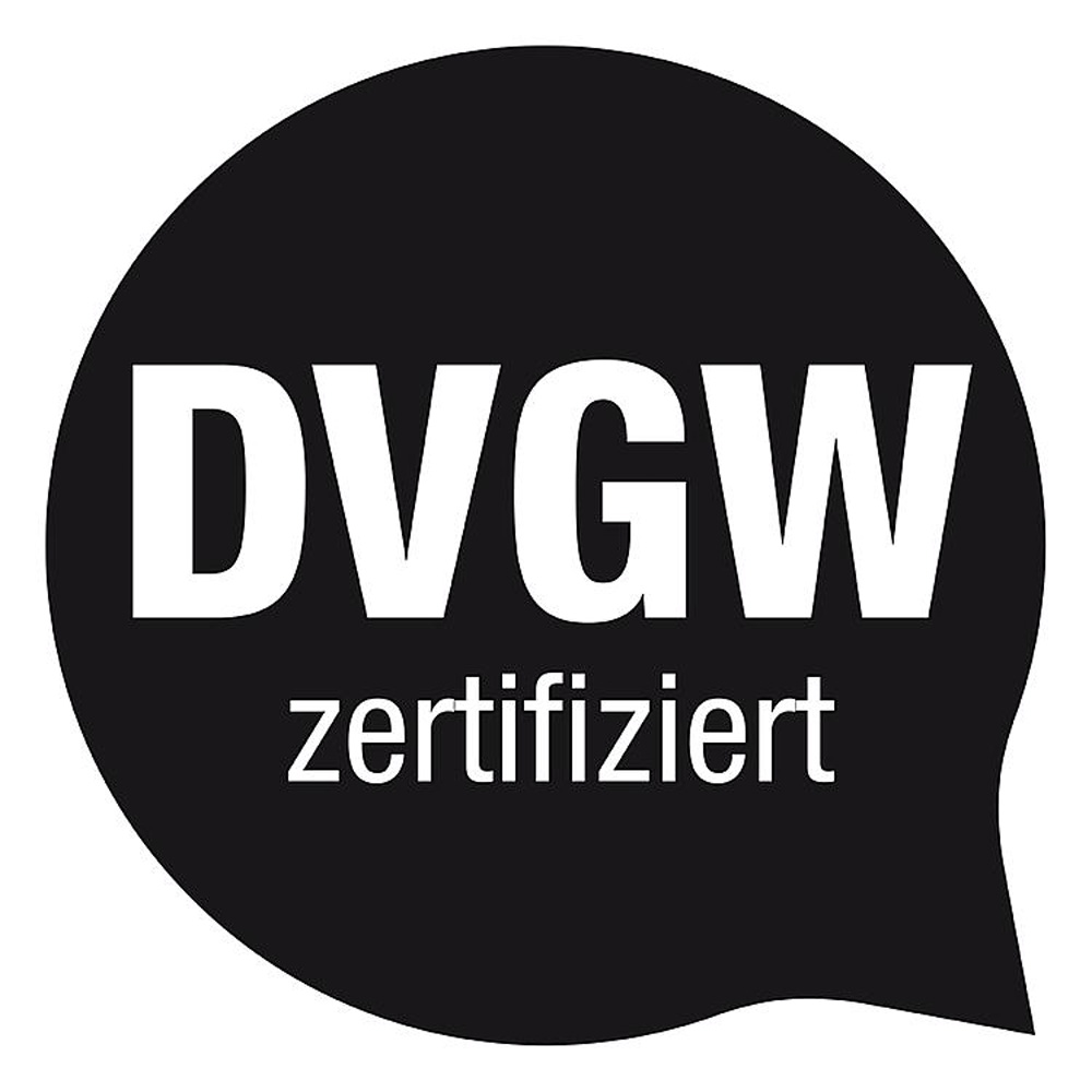 DVGW_product Rotguss Doppelnippel 1/4" AG/AG Gewindefitting Typ 3280
