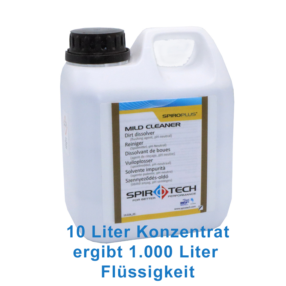 10 Liter SpiroPlus Mild Cleaner - Heizungsanlagen Reiniger Solaranlage Heizungsreiniger Konzentrat