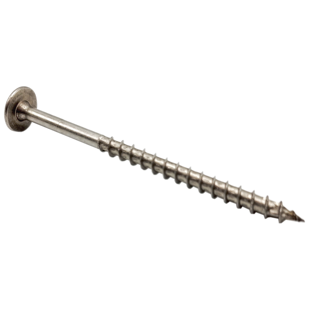 9250280-01 Tellerkopf Schraube 8 mm x 80/100/120/160/260 mm Teilgewinde TX40 A2 Edelstahl rostfrei