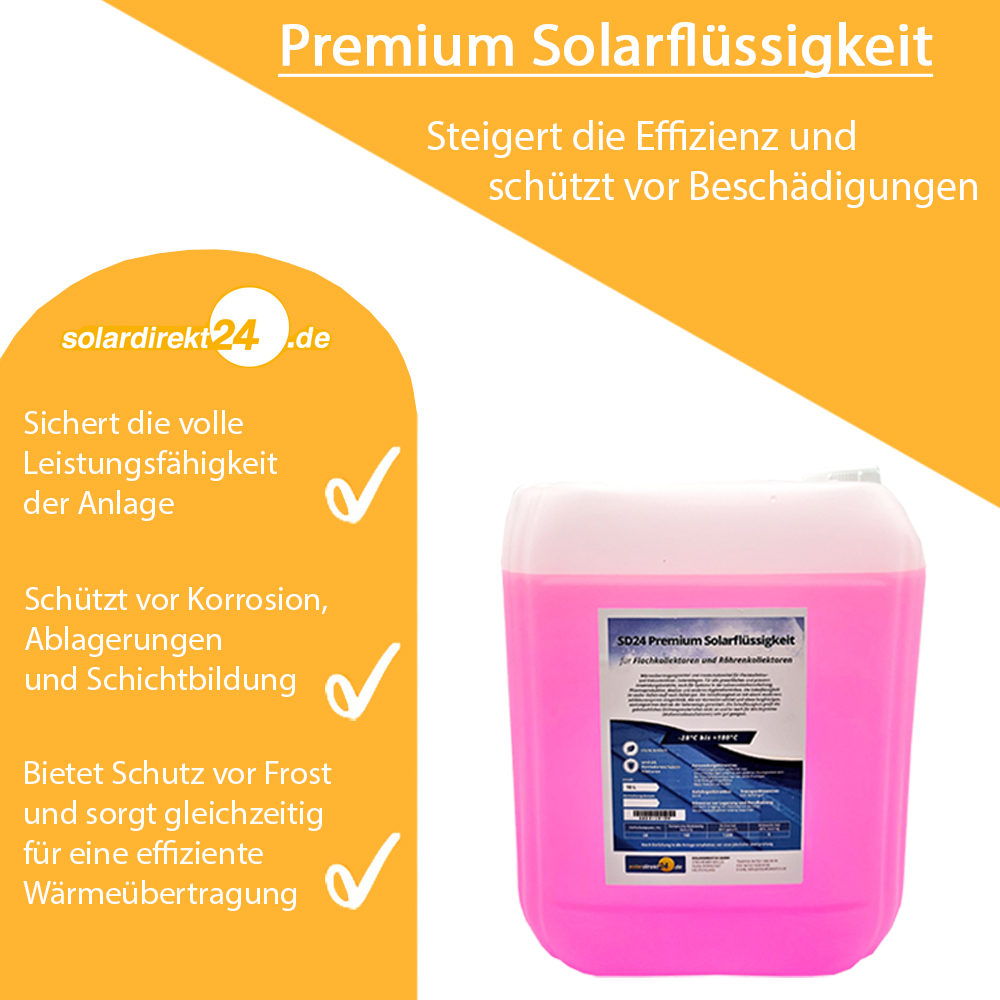 Solarflüssigkeit Wärmeträgermedium Solarliquid bis -28°C