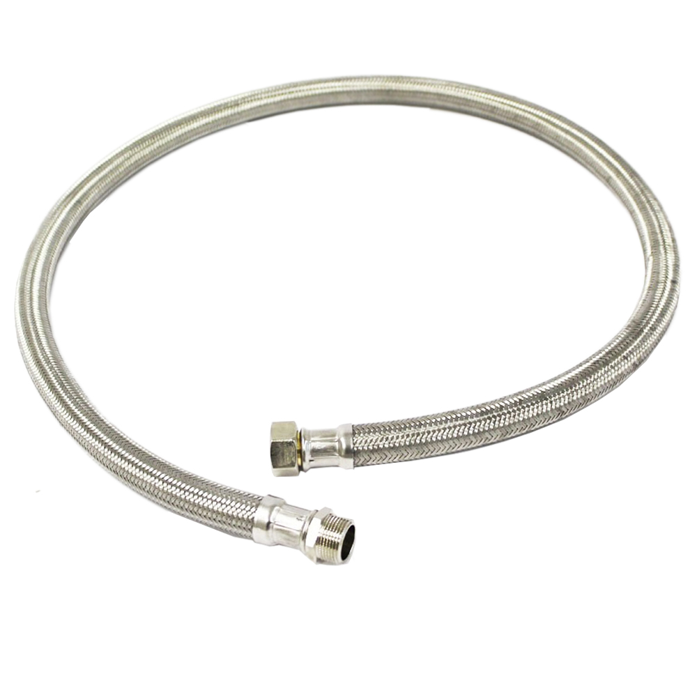 9206320-01 1" Panzerschlauch 300 mm mit Edelstahldrahtumflechtung KTW-A