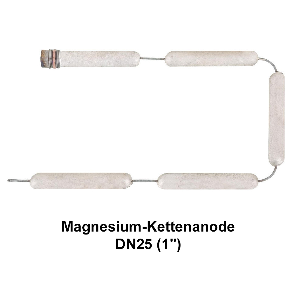 Kettenanode 3/4“ und 1" Schutzanode Opferanode Magnesiumanode Verzehranode