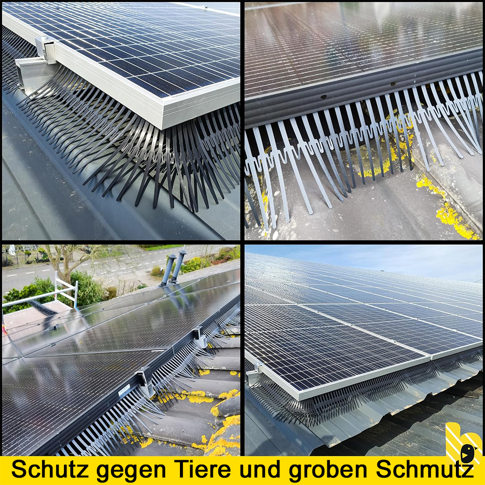 Birdstop Eckstück H: 15cm Vogelschutz für Solaranlagen – Marderschutz für PV-Module & Dach