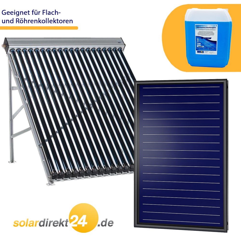 Solarflüssigkeit Frostschutz bis -28°C Wärmeträgermedium Solarliquid