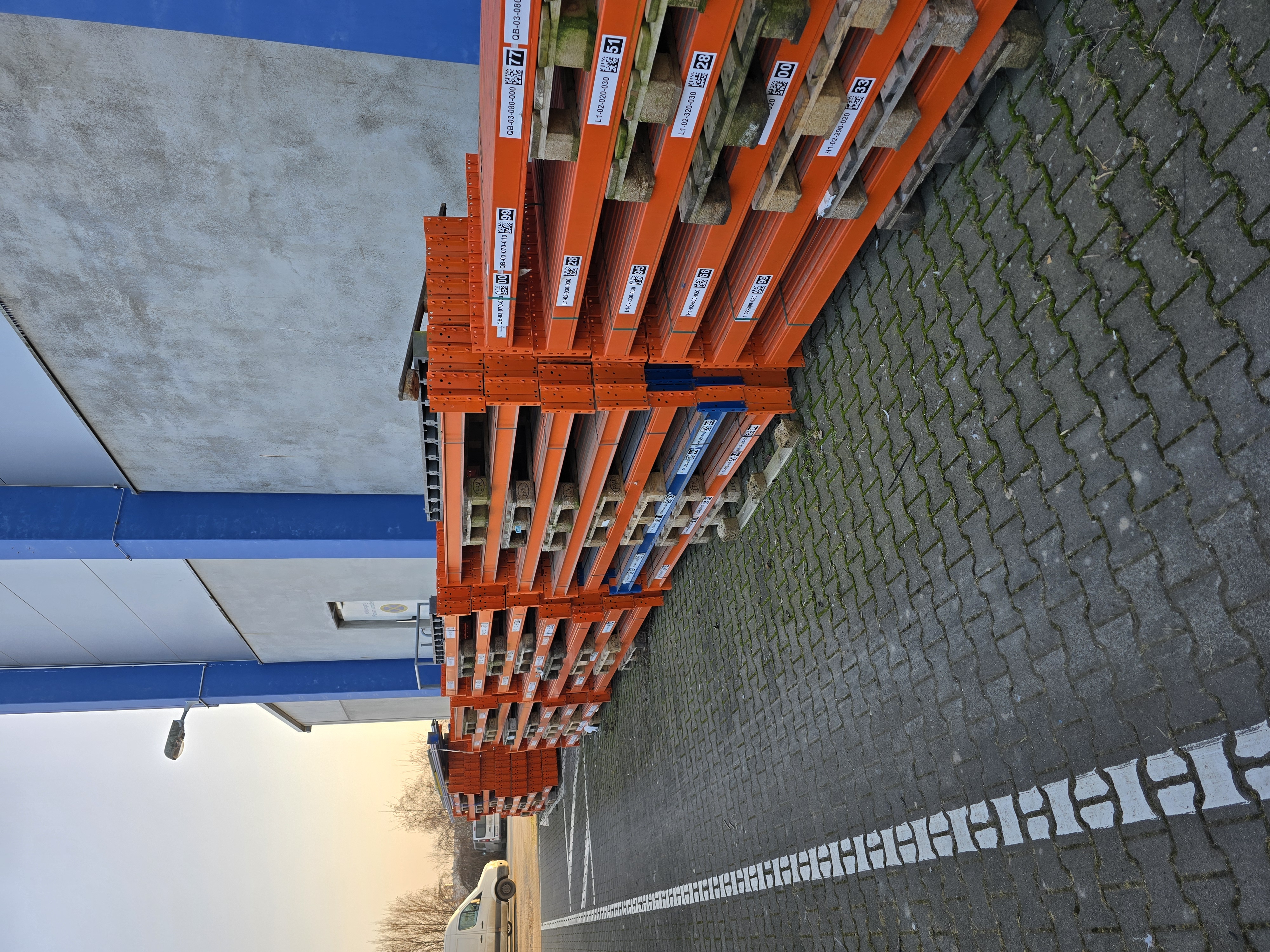 SSI SCHÄFER PR 600 Palettenregal – Grundfeld H 6300 mm, 3 Traversen, Feldlast 9.900 kg