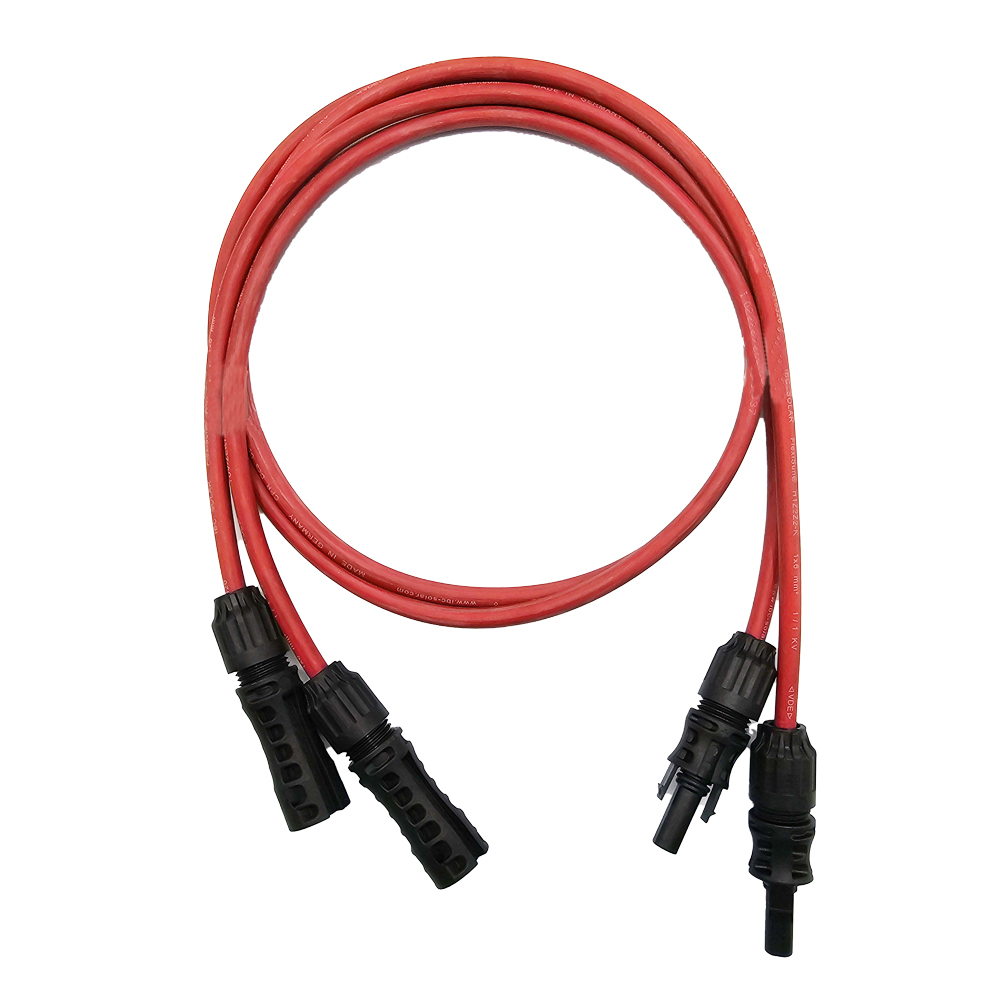 Solar Verlängerungskabel Flexisun Rot 6mm² mit MC4 Stecker - Länge wählbar -