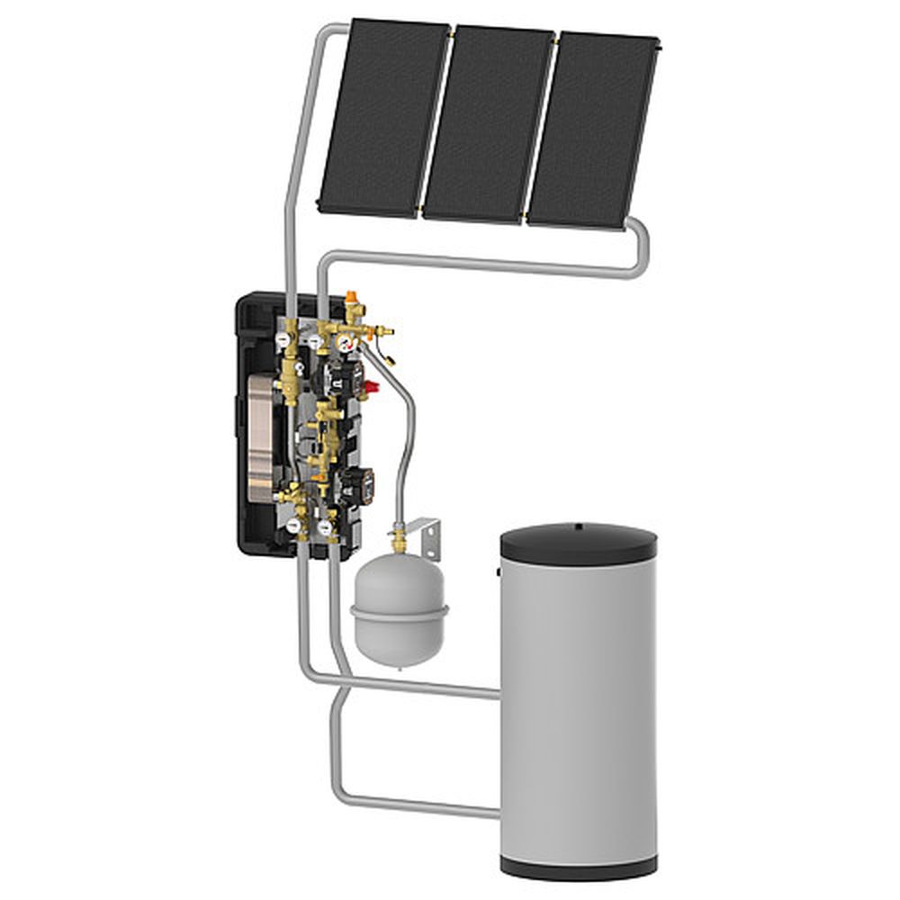 Solex-Mini_zeichnung_1 Solar-Trennsystem Systemtrennung Solar / Heizung PAW Solex Mini DN15