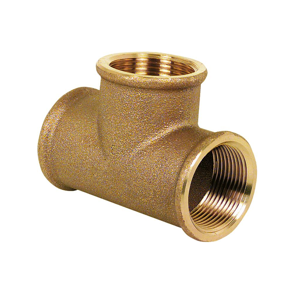 Rotguss T-Stück IG 1/2"