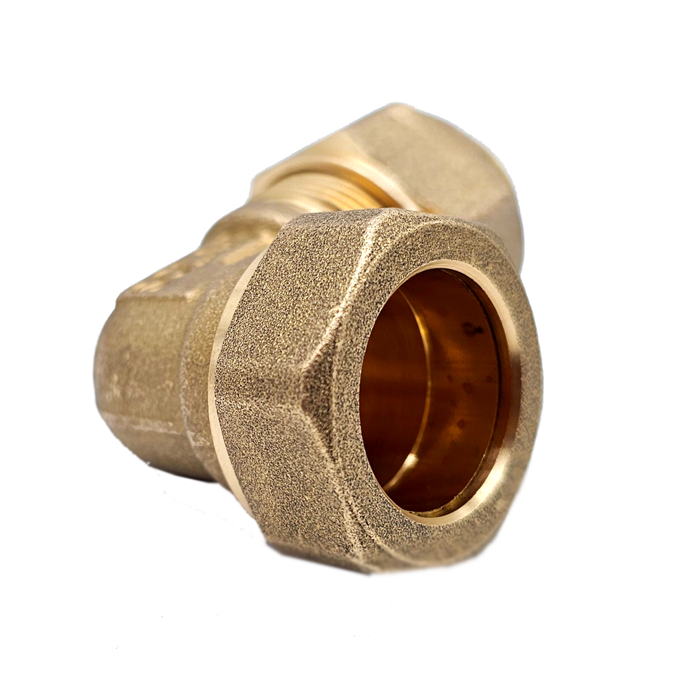 Winkel-Schnellverschraubung 90° DN16 auf 22mm Kupfer – Solarwellrohr Fitting