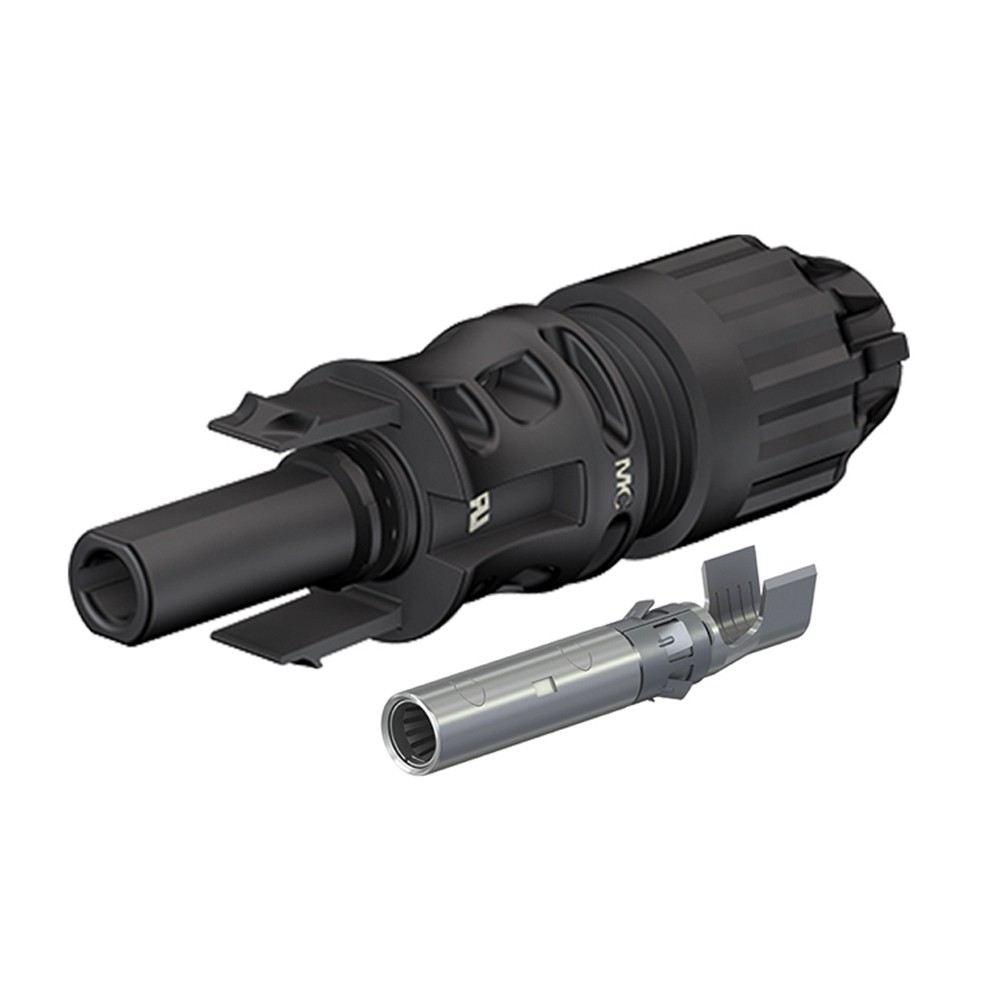 MC4-Evo2 PV-Steckverbinder Set – Stecker + Buchse für 4–6 mm² Solarkabel – 1500 V DC – 39 A – Crimpanschluss - 0% MwSt