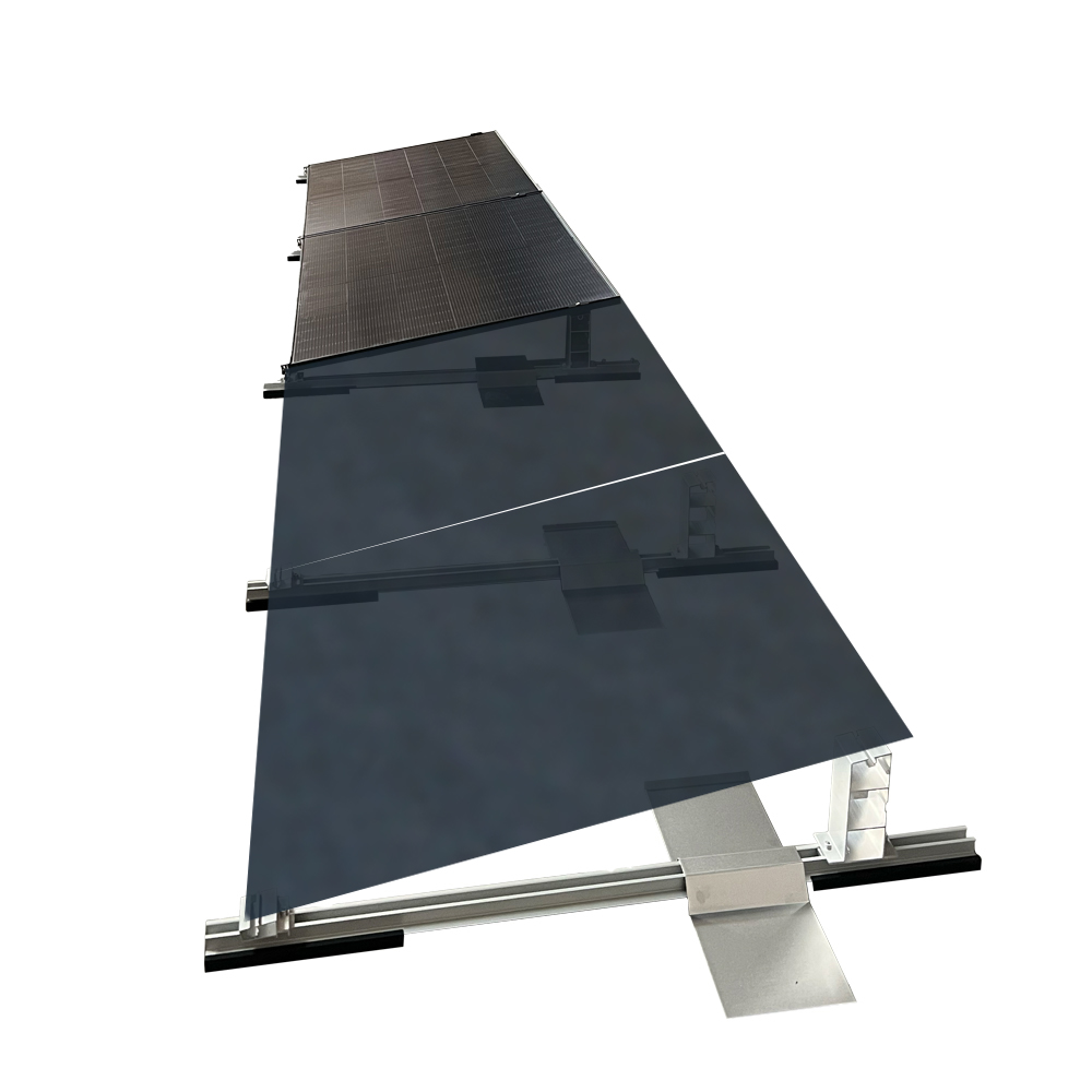 Solar Halterung Flachdach Ballast Montageset Dach Befestigung für 4 Solarmodule Solar Halterung Flachdach Ballast Montageset Dach Befestigung für 4 Solarmodule