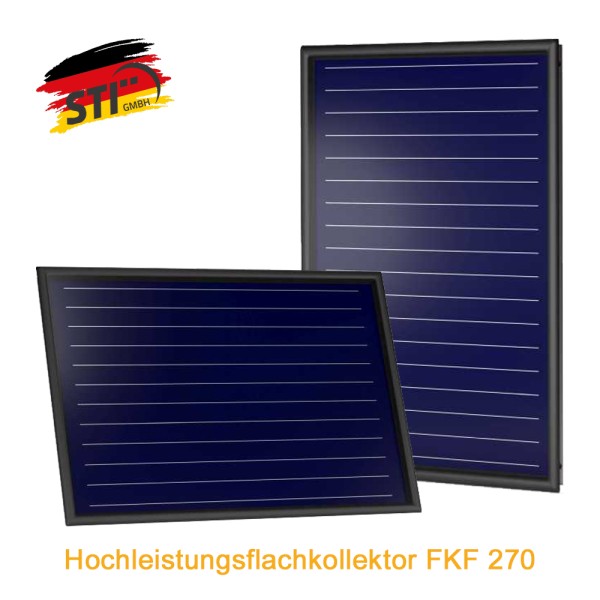 STI Hochleistungs-Flachkollektor FKF 270 Sonnenkollektor Solarthermie-Kollektor
