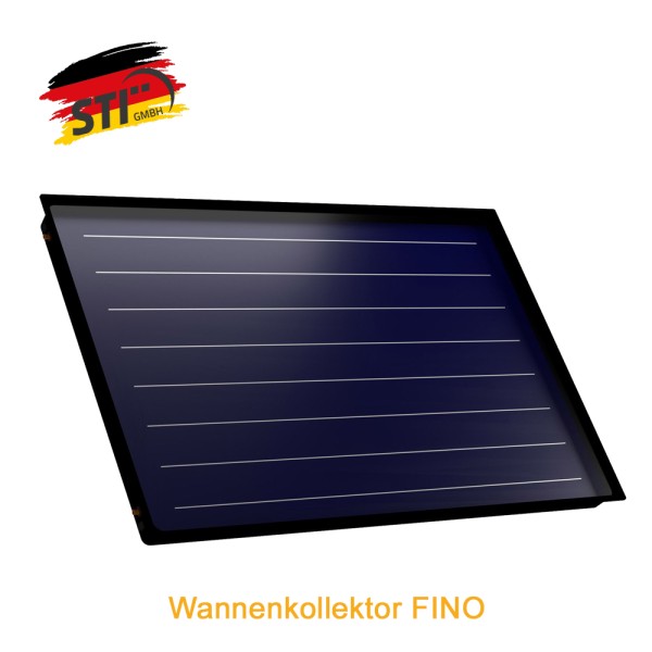 STI Hochleistungs-Flachkollektor FINO Sonnenkollektor Solarthermie-Kollektor im Kleinformat